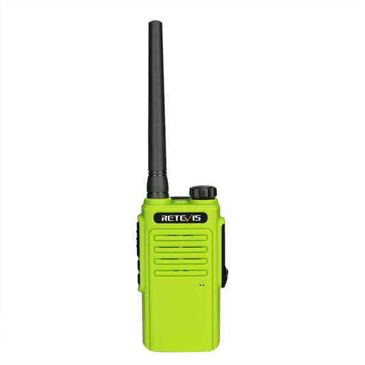 RETEVIS RT47 PMR446 16CHS IP67 Waterproof FRS Two Way Radio Handheld Walkie Talkie, EU Plug(Green) - Handheld Walkie Talkie by RETEVIS | Online Shopping South Africa | PMC Jewellery | Buy Now Pay Later Mobicred