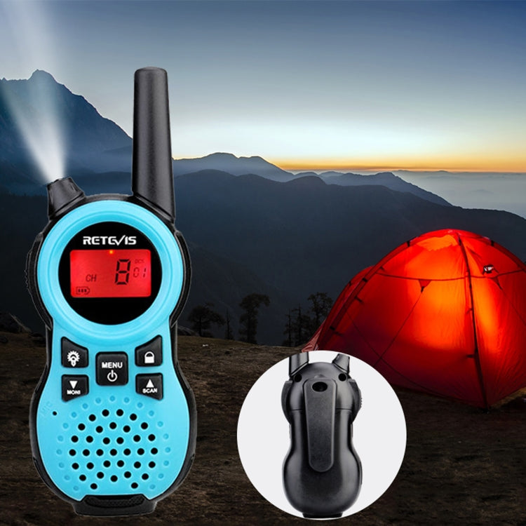 1 Pair RETEVIS RT638 EU Frequency PMR446 16CHS License-free Children Handheld Walkie Talkie(Blue) - free shipping - PMC Jewellery - Order now!