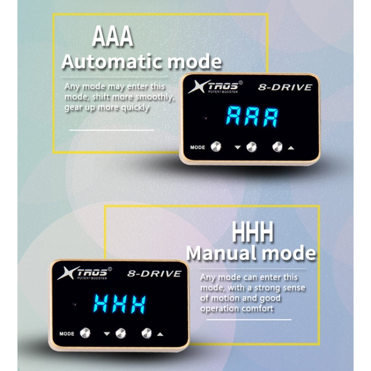 For Jeep Wrangler JK 2007-2017 TROS 8-Drive Potent Booster Electronic Throttle Controller Speed Booster - Car Modification by TROS | Online Shopping South Africa | PMC Jewellery | Buy Now Pay Later Mobicred