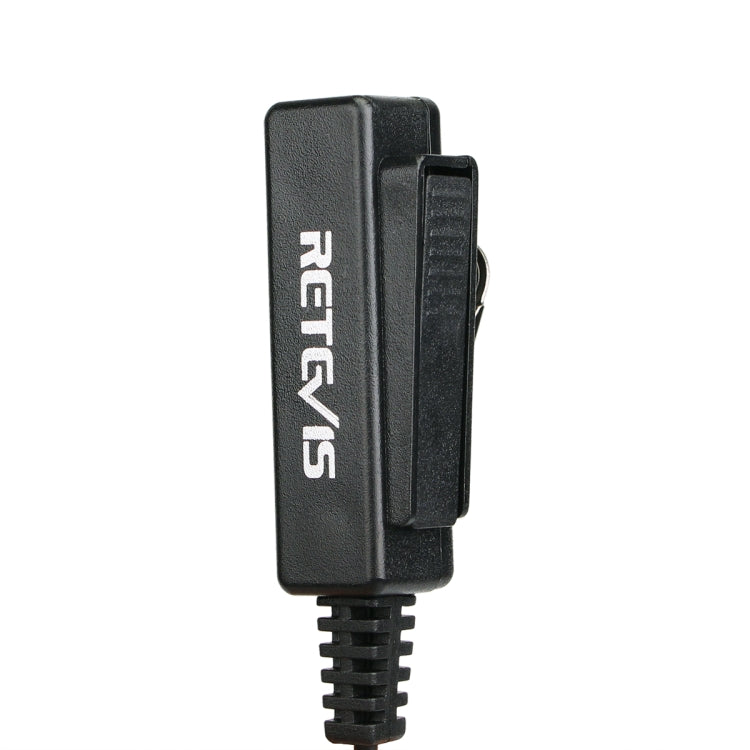 RETEVIS M 2 Pin Long Clip Air Guide Covert Acoustic Tube Earpiece Speaker Microphone - Microphones & Headsets by RETEVIS | Online Shopping South Africa | PMC Jewellery | Buy Now Pay Later Mobicred