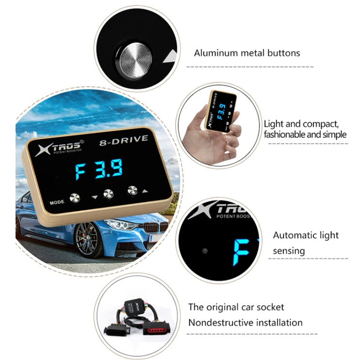 For Audi A1 2010- TROS 8-Drive Potent Booster Electronic Throttle Controller Speed Booster - Car Modification by TROS | Online Shopping South Africa | PMC Jewellery | Buy Now Pay Later Mobicred