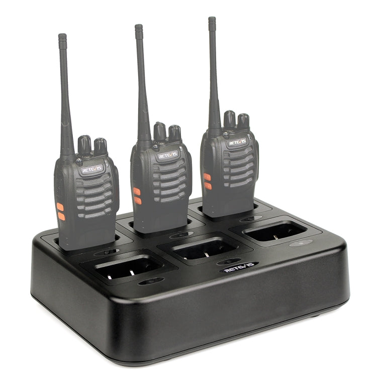 RETEVIS RTC777 Six-Way Walkie Talkie Charger for Retevis H777, US Plug - free shipping - PMC Jewellery - Order now!