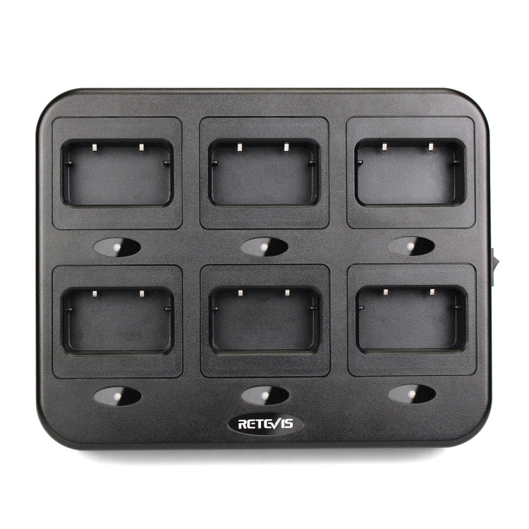 RETEVIS RTC21 Multi-function Six-Way Walkie Talkie Charger for Retevis RT21/RT24, US Plug - free shipping - PMC Jewellery - Order now!
