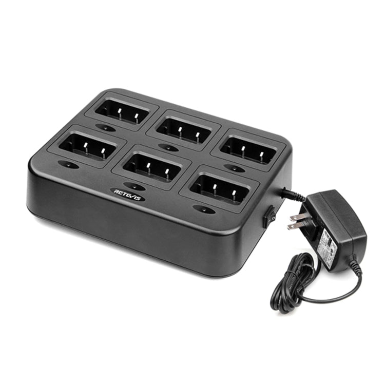 RETEVIS RTC27 Multi-function Six-Way Walkie Talkie Charger for Retevis RT27, US Plug - free shipping - PMC Jewellery - Order now!