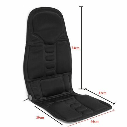 7 Massage Heads 8 Modes Car / Household Multifunctional Whole Body Cervical Massage Seat Cushion, Plug Type:AU Plug(Black) - Seat Accessories by PMC Jewellery | Online Shopping South Africa | PMC Jewellery | Buy Now Pay Later Mobicred