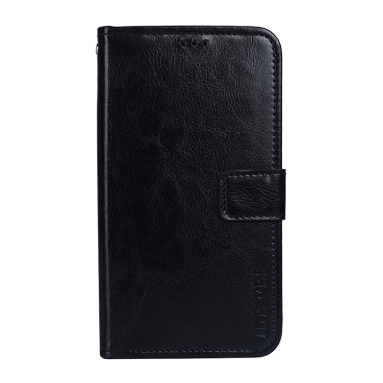 For Oukitel C23 Pro idewei Crazy Horse Texture Horizontal Flip Leather Case with Holder & Card Slots & Wallet(Black) - More Brand by idewei | Online Shopping South Africa | PMC Jewellery | Buy Now Pay Later Mobicred