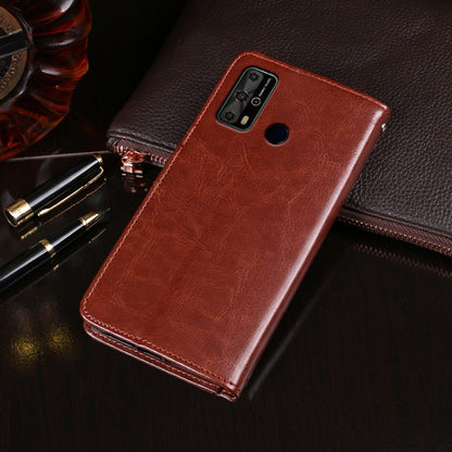 For Oukitel C23 Pro idewei Crazy Horse Texture Horizontal Flip Leather Case with Holder & Card Slots & Wallet(Rose Red) - More Brand by idewei | Online Shopping South Africa | PMC Jewellery | Buy Now Pay Later Mobicred