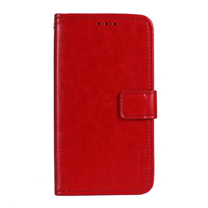 For Oukitel C23 Pro idewei Crazy Horse Texture Horizontal Flip Leather Case with Holder & Card Slots & Wallet(Red) - More Brand by idewei | Online Shopping South Africa | PMC Jewellery | Buy Now Pay Later Mobicred