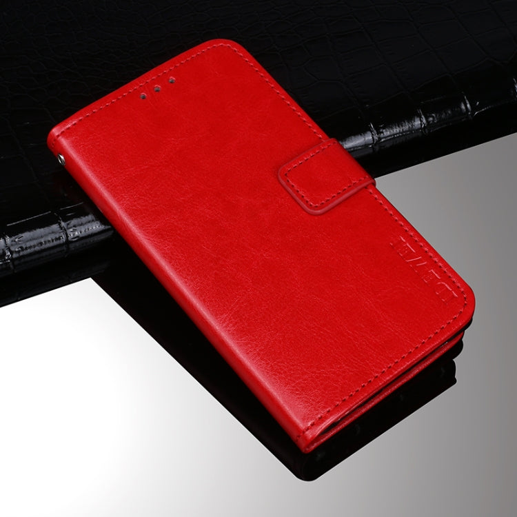 For TCL 20 Pro 5G idewei Crazy Horse Texture Horizontal Flip Leather Case with Holder & Card Slots & Wallet(Red) - More Brand by idewei | Online Shopping South Africa | PMC Jewellery | Buy Now Pay Later Mobicred