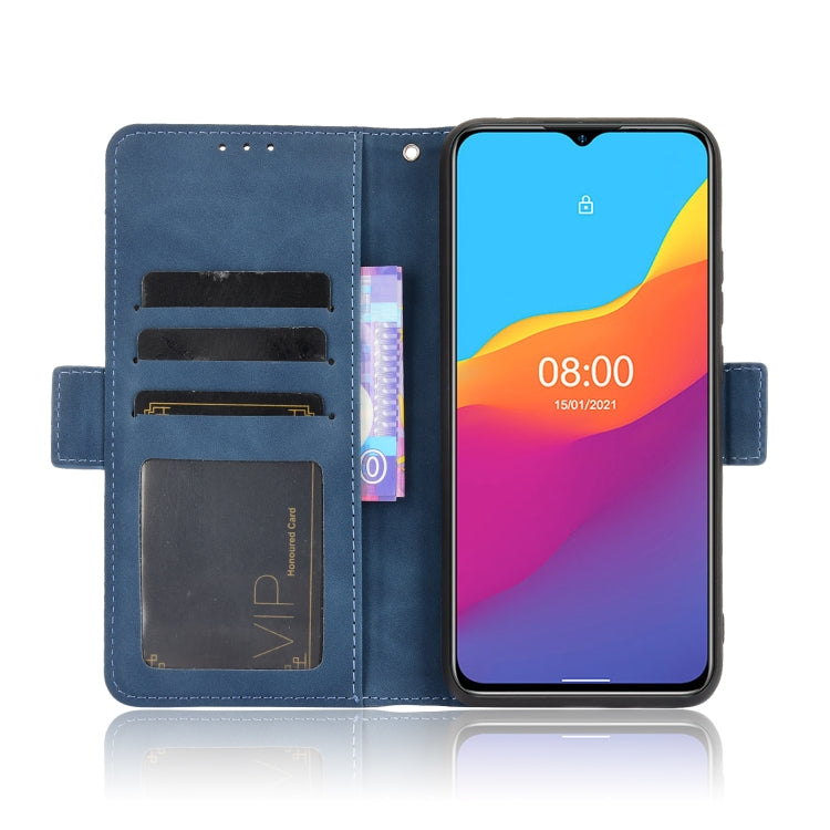 For Ulefone Note 10 Skin Feel Calf Pattern Horizontal Flip Leather Case with Holder & Card Slots & Photo Frame(Blue) - Ulefone Cases by PMC Jewellery | Online Shopping South Africa | PMC Jewellery | Buy Now Pay Later Mobicred