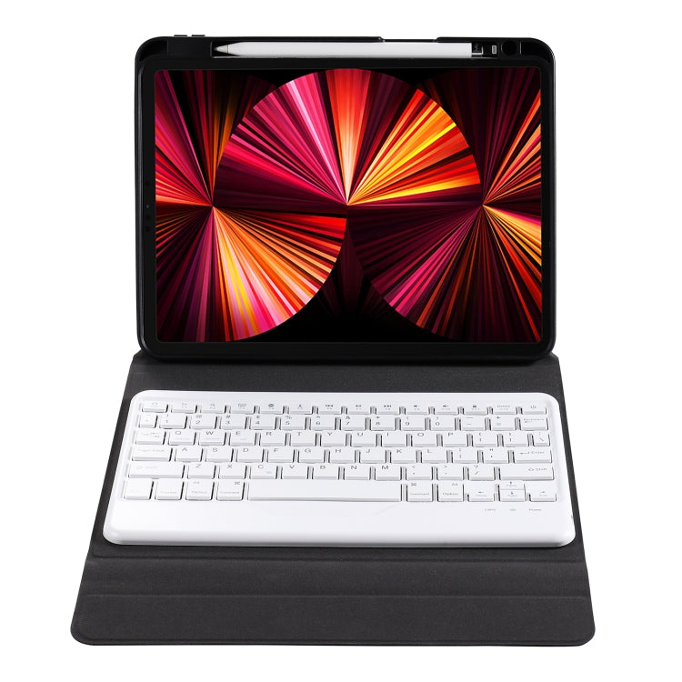 B07 Splittable Bluetooth Keyboard Leather Tablet Case with Triangle Holder & Pen Slot For iPad 9.7 2018 & 2017 / Pro 9.7 / Air 2(Gradient Blue Pink) - Universal by PMC TechLife | Online Shopping South Africa | PMC TechLife