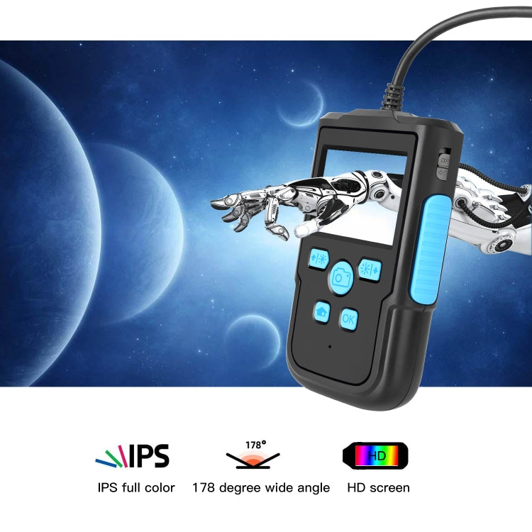 P60B 8mm 1080P 2.4 inch IPS Screen IP68 Waterproof HD Digital Endoscope, Length:5m Hard Cable -  by PMC Jewellery | Online Shopping South Africa | PMC Jewellery | Buy Now Pay Later Mobicred