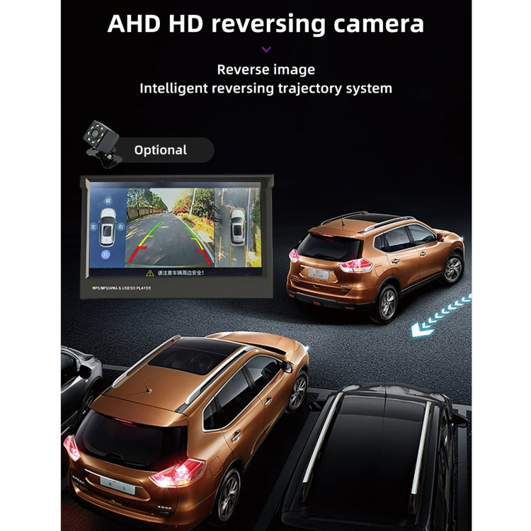 9601C HD 7 inch Manually Retractable Screen Car MP5 Player GPS Navigation Bluetooth Radio, Support Mirror Link & FM & TF Card & USB - Car MP3 & MP4 & MP5 by PMC TechLife | Online Shopping South Africa | PMC TechLife | Buy Now Pay Later Mobicred