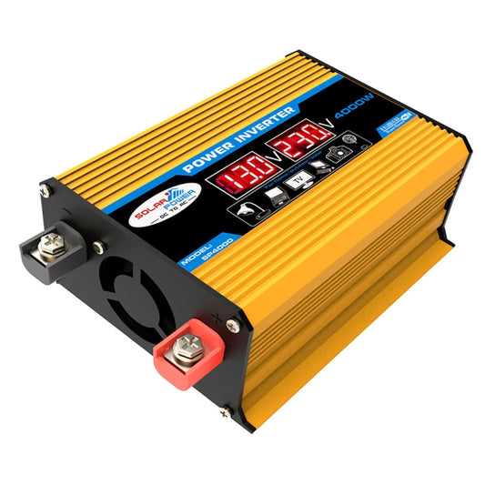 Tang II Generation 12V to 110V 4000W Modified Square Wave Car Power Inverter(Yellow) - Modified Square Wave by PMC Jewellery | Online Shopping South Africa | PMC Jewellery | Buy Now Pay Later Mobicred