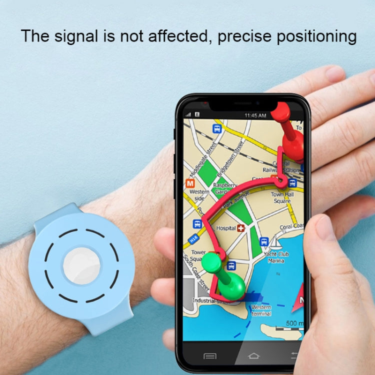 Anti-scratch Shockproof Silicone Bracelet Strap Protective Cover Case For AirTag(Red) - Other by PMc TechLife | Online Shopping South Africa | PMc TechLife | Buy Now Pay Later Mobicred