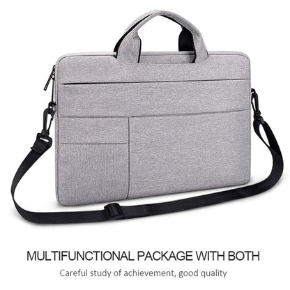 ND05SDJ Oxford Cloth + Nylon Laptop Portable Shoulder Bag, Size:13.3 inch(Deep Space Gray) - 13.3 inch by PMC Jewellery | Online Shopping South Africa | PMC Jewellery | Buy Now Pay Later Mobicred