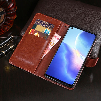 For Blackview A90 idewei Crazy Horse Texture Horizontal Flip Leather Case with Holder & Card Slots & Wallet(Brown) - More Brand by idewei | Online Shopping South Africa | PMC Jewellery | Buy Now Pay Later Mobicred
