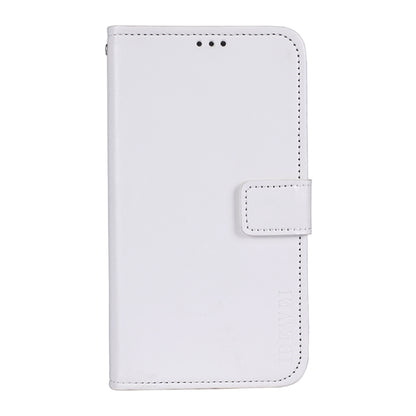 For Wiko Power U30 idewei Crazy Horse Texture Horizontal Flip Leather Case with Holder & Card Slots & Wallet(White) - Wiko by idewei | Online Shopping South Africa | PMC Jewellery | Buy Now Pay Later Mobicred