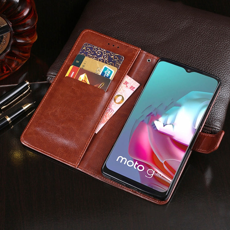 For Lenovo K13 Note idewei Crazy Horse Texture Horizontal Flip Leather Case with Holder & Card Slots & Wallet(Black) - Lenovo by idewei | Online Shopping South Africa | PMC Jewellery | Buy Now Pay Later Mobicred