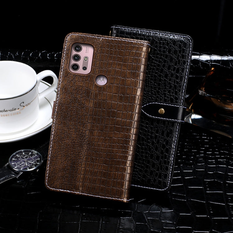 For Lenovo K13 Note idewei Crocodile Texture Horizontal Flip Leather Case with Holder & Card Slots & Wallet(Black) - Lenovo by idewei | Online Shopping South Africa | PMC Jewellery | Buy Now Pay Later Mobicred