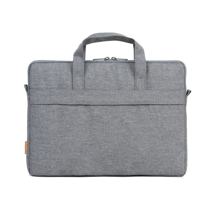 POFOKO A530 Series Portable Laptop Bag with Small Bag & Removable Strap, Size:14-15.4 inch(Light Gray) - 15 inch by POFOKO | Online Shopping South Africa | PMC Jewellery | Buy Now Pay Later Mobicred