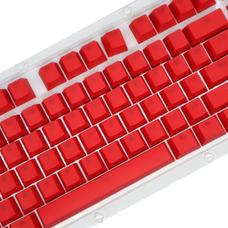 HXSJ P9 104 Keys PBT Color Mechanical Keyboard Keycaps(Red) - free shipping - PMC Jewellery - Order now!