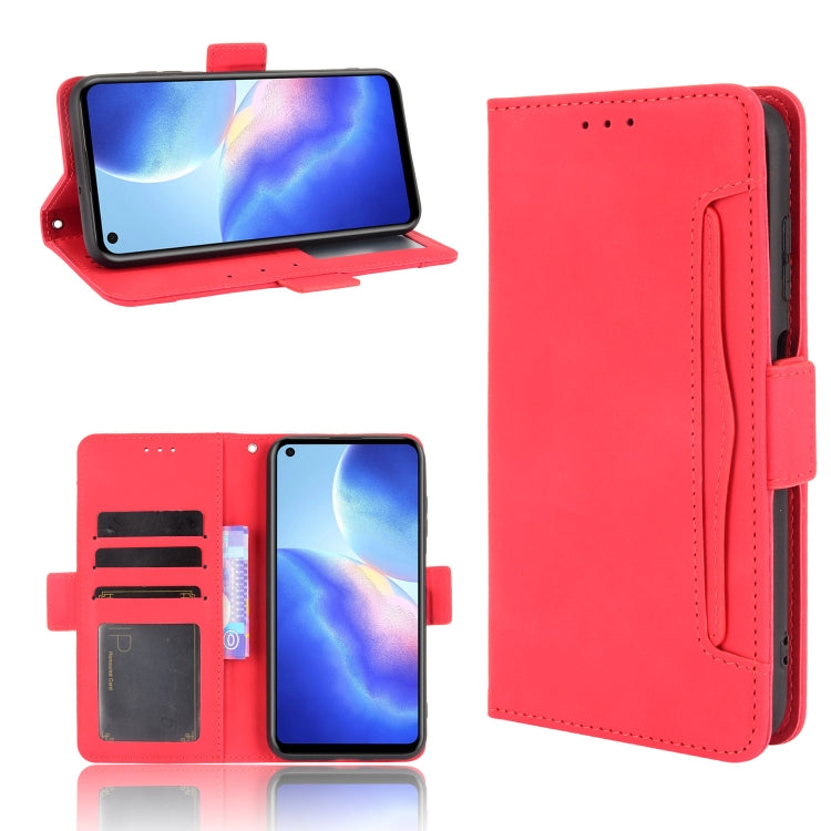 For Blackview A90 Skin Feel Calf Pattern Horizontal Flip Leather Case with Holder & Card Slots & Photo Frame(Red) - More Brand by PMC TechLife | Online Shopping South Africa | PMC TechLife | Buy Now Pay Later Mobicred