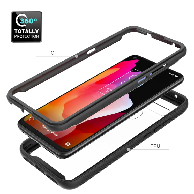 For TCL 10L Starry Sky Solid Color Series Shockproof PC + TPU Case(Black) - More Brand by PMC TechLife | Online Shopping South Africa | PMC TechLife