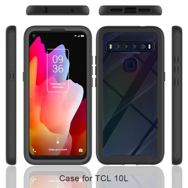 For TCL 10L Starry Sky Solid Color Series Shockproof PC + TPU Case(Black) - More Brand by PMC TechLife | Online Shopping South Africa | PMC TechLife