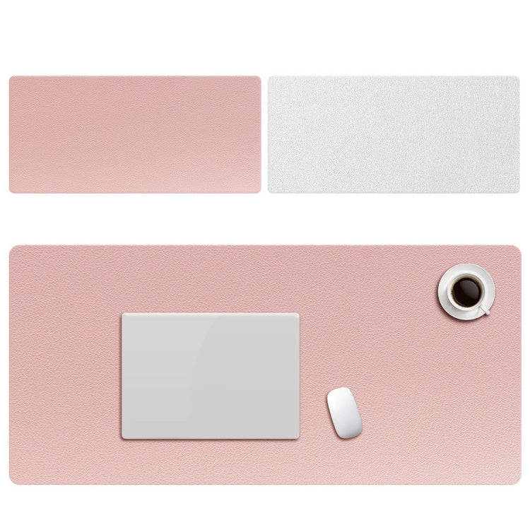 ZD01 Double-sided PU Mouse Pad Table Mat, Size: 90 x 40cm(Pink+Silver) - Mouse Pads by PMC TechLife | Online Shopping South Africa | PMC TechLife | Buy Now Pay Later Mobicred