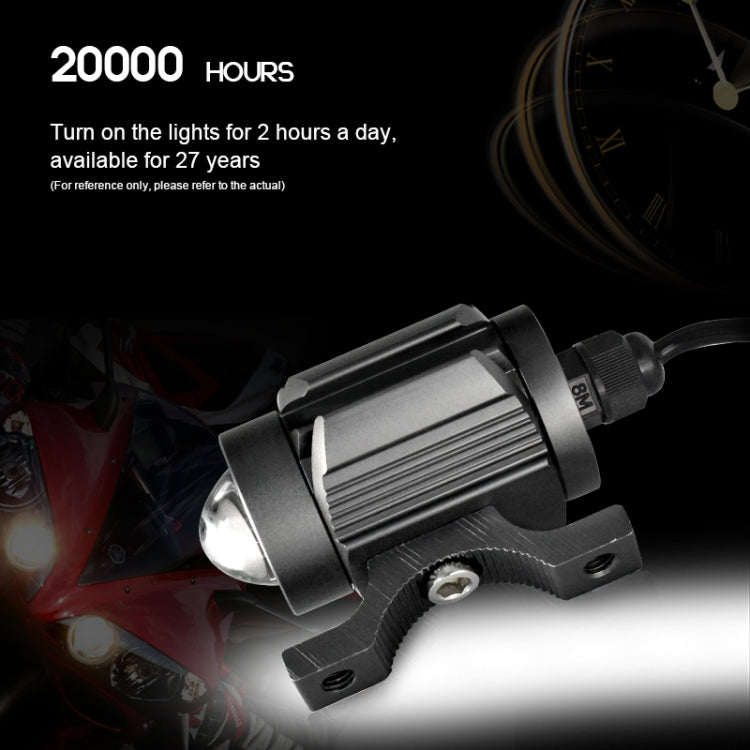 2 PCS L29 12V / 15W / 6000K / 2000LM Motorcycle / Car IP65 Waterproof External LED Small Steel Cannon Spotlight Working Lamp - Headlights by PMC Jewellery | Online Shopping South Africa | PMC Jewellery | Buy Now Pay Later Mobicred