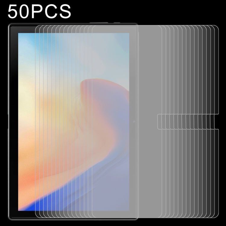 For Blackview Tab 8 50 PCS 0.26mm 9H 2.5D Tempered Glass Film - Others by PMC TechLife | Online Shopping South Africa | PMC TechLife