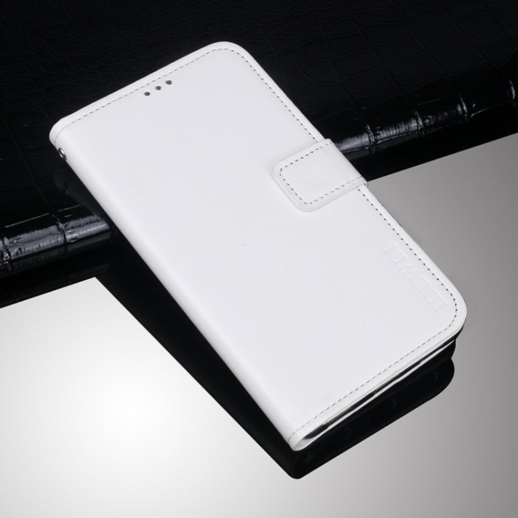 For Blackview A100 idewei Crazy Horse Texture Horizontal Flip Leather Case with Holder & Card Slots & Wallet(White) - More Brand by idewei | Online Shopping South Africa | PMC TechLife | Buy Now Pay Later Mobicred