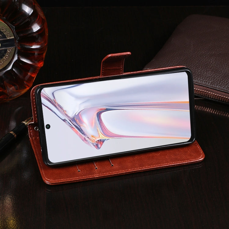 For Blackview A100 idewei Crazy Horse Texture Horizontal Flip Leather Case with Holder & Card Slots & Wallet(White) - More Brand by idewei | Online Shopping South Africa | PMC TechLife | Buy Now Pay Later Mobicred