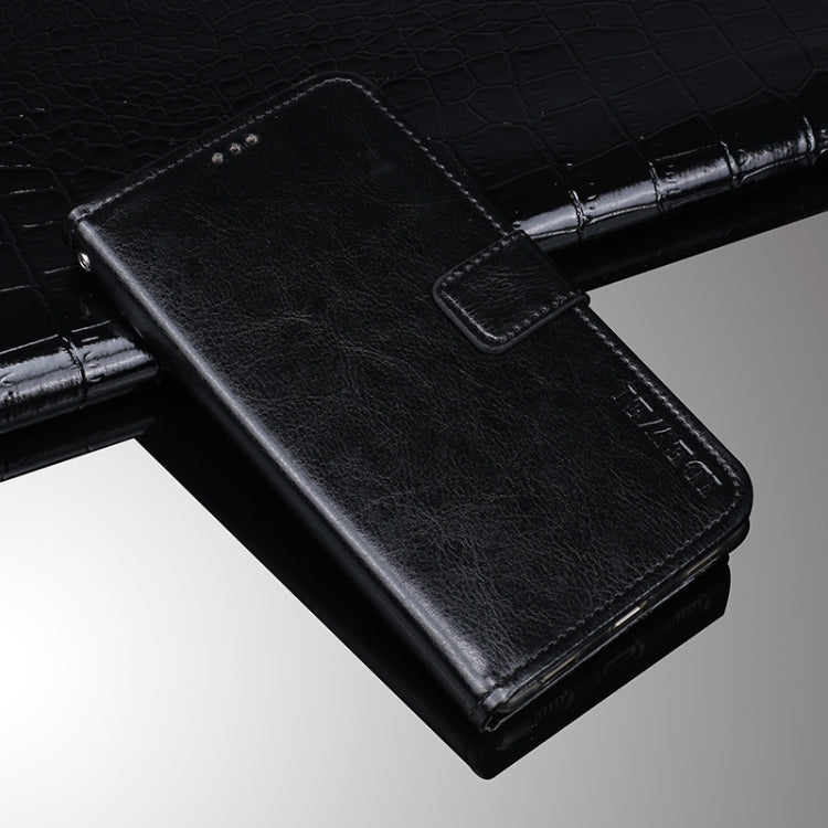 For Blackview A100 idewei Crazy Horse Texture Horizontal Flip Leather Case with Holder & Card Slots & Wallet(Black) - More Brand by idewei | Online Shopping South Africa | PMC TechLife | Buy Now Pay Later Mobicred