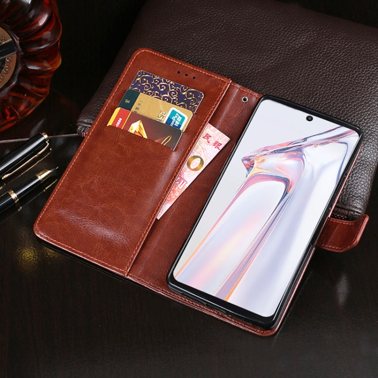 For Blackview A100 idewei Crazy Horse Texture Horizontal Flip Leather Case with Holder & Card Slots & Wallet(Black) - More Brand by idewei | Online Shopping South Africa | PMC TechLife | Buy Now Pay Later Mobicred