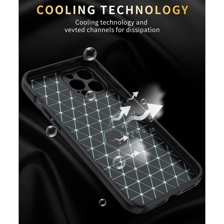 For iPhone 11 Pro Max Litchi Texture Sliding Camshield TPU Protective Case (Blue) - iPhone 11 Pro Max Cases by PMC TechLife | Online Shopping South Africa | PMC TechLife | Buy Now Pay Later Mobicred