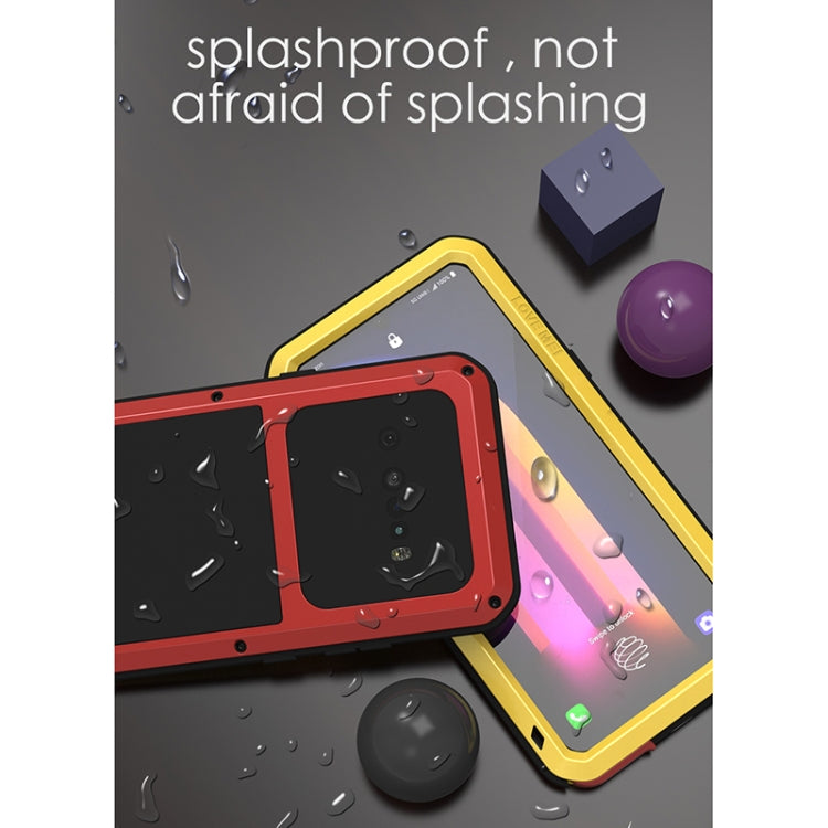 For LG V60 ThinQ 5G LOVE MEI Metal Shockproof Waterproof Dustproof Protective Case with Glass(White) - LG Cases by LOVE MEI | Online Shopping South Africa | PMC TechLife | Buy Now Pay Later Mobicred