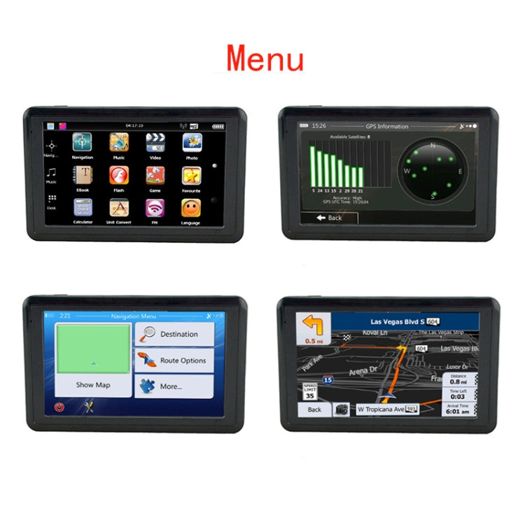 Q5 Car 5 inch HD TFT Touch Screen GPS Navigator Support TF Card / MP3 / FM Transmitter, Specification:South America Map - Car Monitor by PMC Jewellery | Online Shopping South Africa | PMC Jewellery | Buy Now Pay Later Mobicred