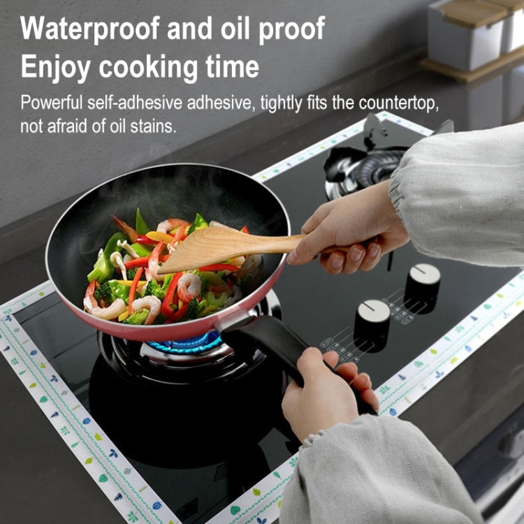 Kitchen Beauty Stitching Stickers Waterproof Mildew Proof Moisture Proof High Temperature Sticker, Style:White Background(Grove) - Adhesives & Sealers by PMC TechLife | Online Shopping South Africa | PMC TechLife