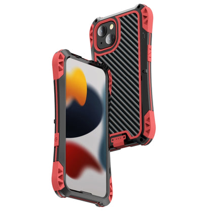 For iPhone 13 Pro Max R-JUST AMIRA Shockproof Dustproof Waterproof Metal Protective Case (Red) - iPhone 13 Pro Max Cases by R-JUST | Online Shopping South Africa | PMC Jewellery
