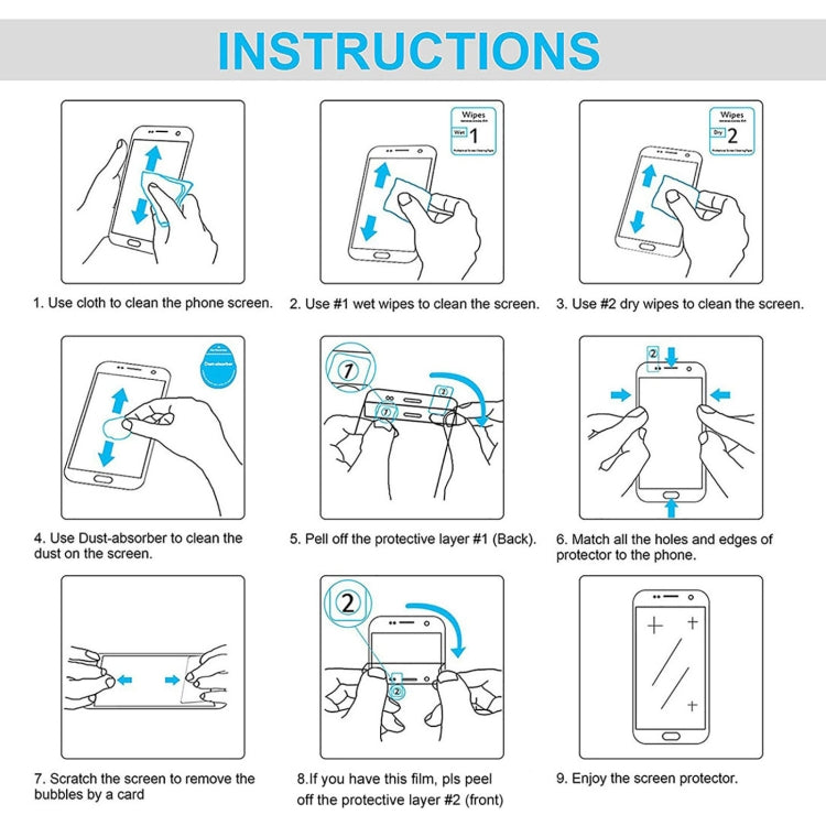 For Ulefone Note 7 10 PCS 0.26mm 9H 2.5D Tempered Glass Film - free shipping - PMC Jewellery - Order now!