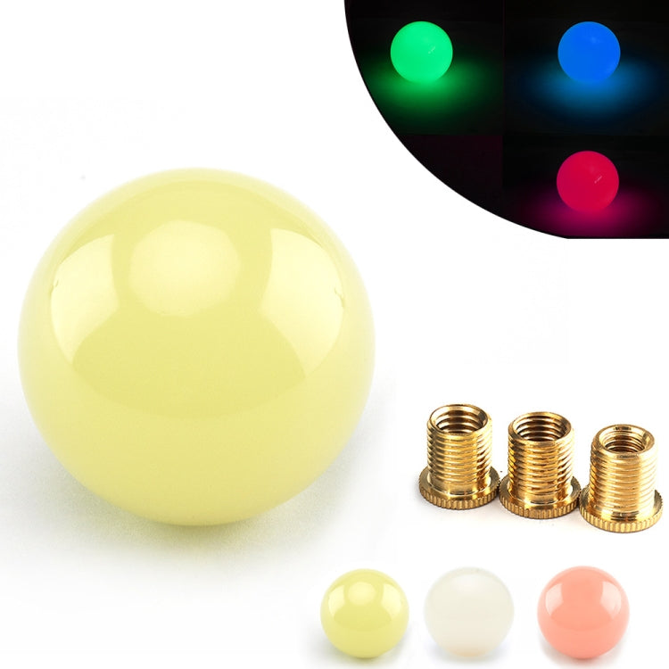 SK-1042 Universal Car Round Luminous Shift Knob with Adapters(Blue) - Shift Knob by PMC TechLife | Online Shopping South Africa | PMC TechLife | Buy Now Pay Later Mobicred
