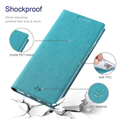 For Sharp Aquos R6 ViLi DMX Series Shockproof TPU + PU Leather Magnetic Attraction Horizontal Flip Case with Card Slot & Holder(Blue) - More Brand by ViLi | Online Shopping South Africa | PMC Jewellery | Buy Now Pay Later Mobicred