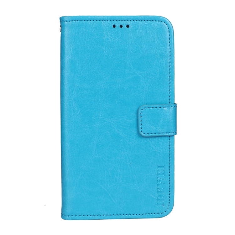 For Ulefone Armor 11 5G idewei Crazy Horse Texture Horizontal Flip Leather Case with Holder & Card Slots & Wallet(Sky Blue) - Ulefone Cases by idewei | Online Shopping South Africa | PMC Jewellery | Buy Now Pay Later Mobicred