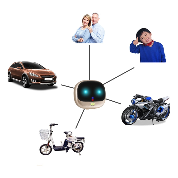 ReachFar RF-V47 IP67 Multi-function Mini GPS Pet Tracker with LED Light & Silicone Case(Black) - Pet Tracker by REACHFAR | Online Shopping South Africa | PMC TechLife | Buy Now Pay Later Mobicred