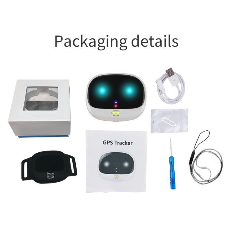 ReachFar RF-V47 IP67 Multi-function Mini GPS Pet Tracker with LED Light & Silicone Case(Black) - Pet Tracker by REACHFAR | Online Shopping South Africa | PMC TechLife | Buy Now Pay Later Mobicred