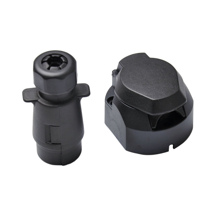 A0226 12V 7-pin Plastic Trailer Connector Socket + Plug EU - Terminal connectors by PMC TechLife | Online Shopping South Africa | PMC TechLife | Buy Now Pay Later Mobicred