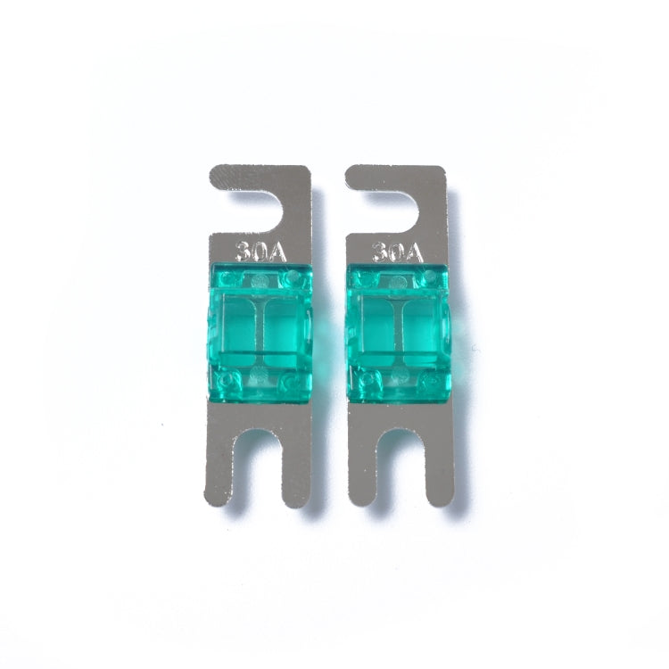 A0301 Green 5 PCS Car Audio AFS Mini ANL 30A Fuse Nicked Plated - Fuse by PMC TechLife | Online Shopping South Africa | PMC TechLife