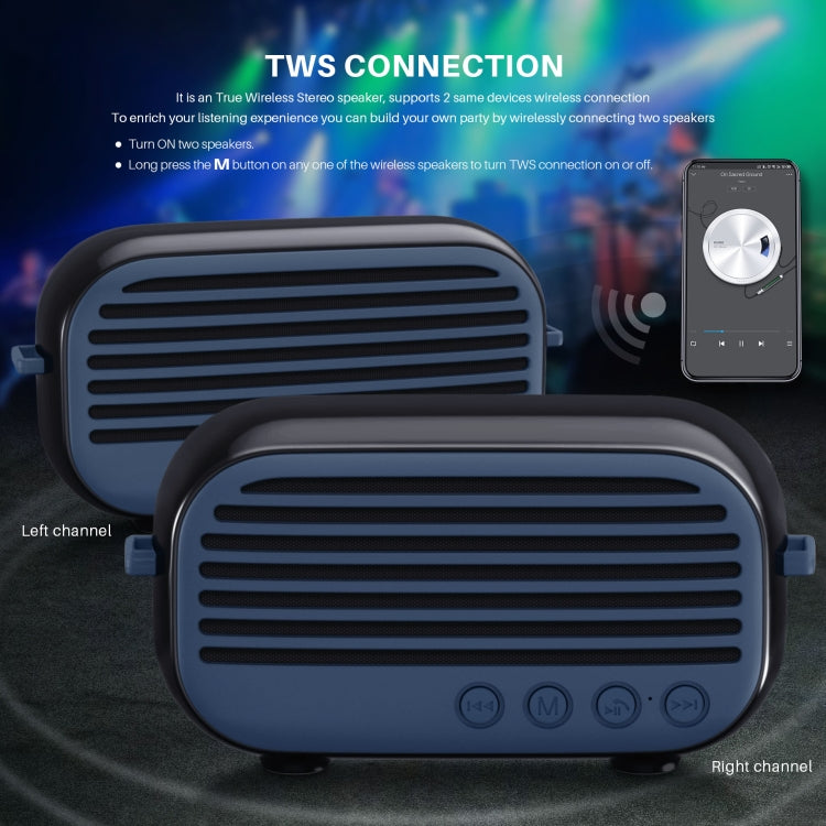 New Rixing NR-3000M Bluetooth 5.0 Portable Karaoke Wireless Bluetooth Speaker with Microphone & Shoulder Strap(Red) - free shipping - PMC Jewellery - Order now!